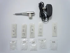 50 Pcs Needles Permanent Makeup Machine Pen Power Supply Eyebrow Tattoo Set Kit