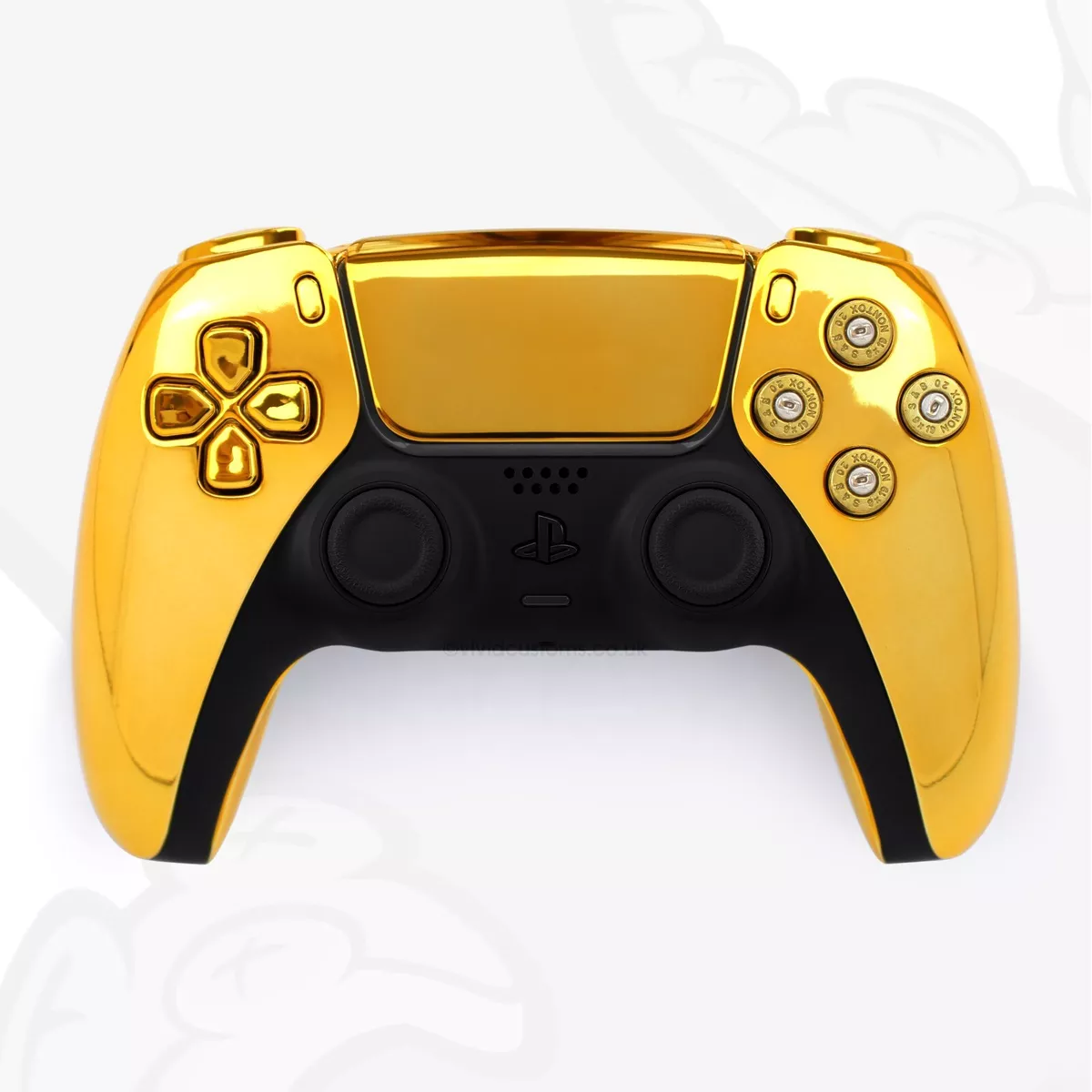 Custom PS5 Controller Gold Bullet Mod PlayStation 5 DualSense