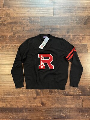 RALPH LAUREN PURPLE LABEL VARSITY R P WING STADIUM CYCLE GYMNASTICS RINGS  SZ XXL