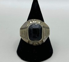 Afghanistan Unique Ancient Roman Glass beautiful Old brass Ring