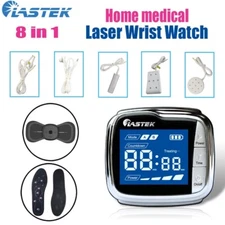 LASTEK Laser Watch Therapy Device+5 Probes+Cervical Massager+ Magnetic Insoles