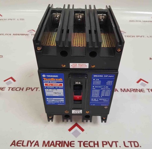 Terasaki TL-100F Tembreak Circuit Breaker 30A AC690V 50-60Hz - Photo 4 sur 9