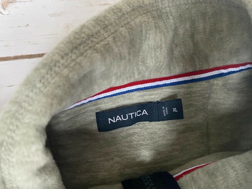 NAUTICA COLORBLOCKED OUTERWEAR FLEECE MIXED MEDIA VEST MENS XL NEW $98 - Picture 7 of 7