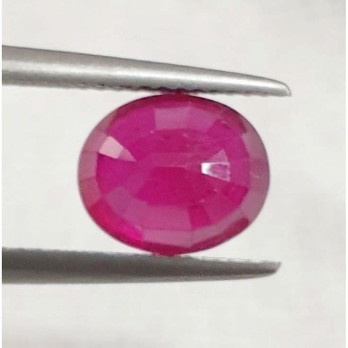 3,95ct 4,25 Ratti Natur Zertifiziert Rubin Sauber Transparent Qualität - Bild 2 von 4