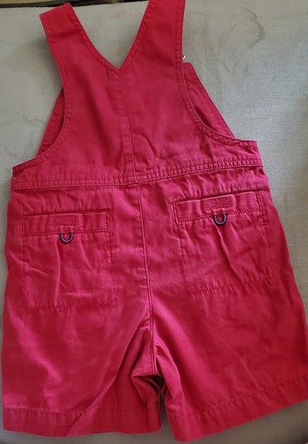 Gymboree 12/18 Meses ROJO Tablas de Surf SHORTALL De Colección Verano Usadas en Excelente Condición - Imagen 2 de 5