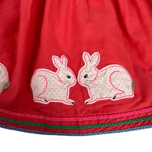 Mini Boden Bunny Rabbit Applique Skirt size 5-6 - Picture 4 of 8