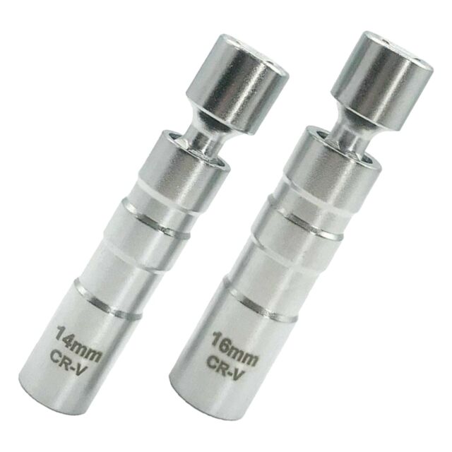 14mm/16mm 3/8" Drive Magnetic Thin Wall Wobble Spark Plug Sleeve Socket Removal 14mm/16mm 3/8" Drive Magnetic Thin Wall Wobble Spark Plug Sleeve Socket Removal
