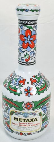 Metaxa Greek Specialty Liqueur Empty Decanter With Stopper Vase - Picture 1 of 7