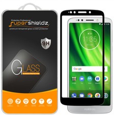 2X Supershieldz Tempered Glass Screen Protector for Motorola Moto G6 Forge-Black