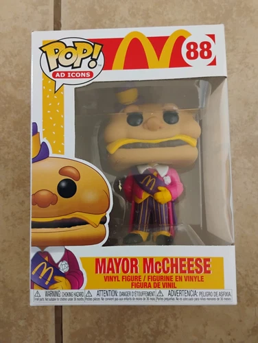 Funko Pop Mayor McCheese 88 McDonalds Ad Icons Vinyl Figure