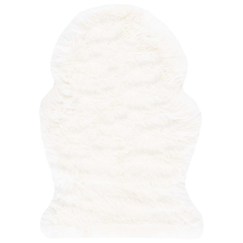 SAFAVIEH Rustic Modern Genuine Natural Luxurious Soft Sheepskin Area Rug White - Picture 4 of 29
