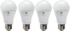 LED Soft White Light Bulb Dimmable 10-Watt 60w EQ 4 Pack GE 67615 