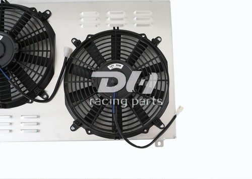 Radiador de 3 filas + ventilador de cubierta para Chevy Camaro Pontiac Firebird 1982-92/Trans Am - Imagen 8 de 11