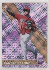2019 Panini Elite Extra Edition Aspirations Purple /250 Cameron Cannon #43 0w8f