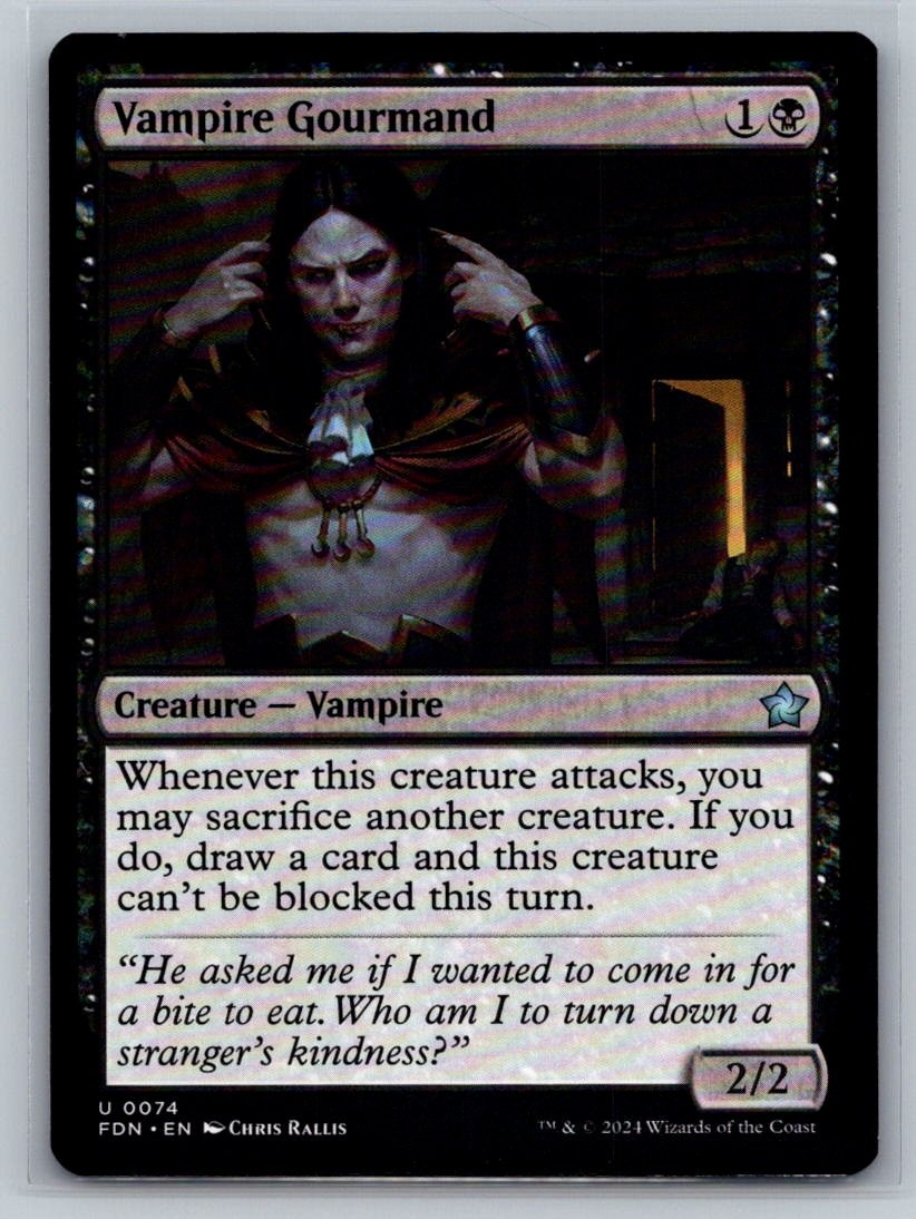 VAMPIRE GOURMAND FOUNDATIONS 74 UNCOMMON MAGIC: THE GATHERING - NM/M