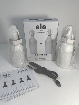 ELO NEW LOT of 2 Sompex Designerbox led indoor outdoor Light Portable lamp USB