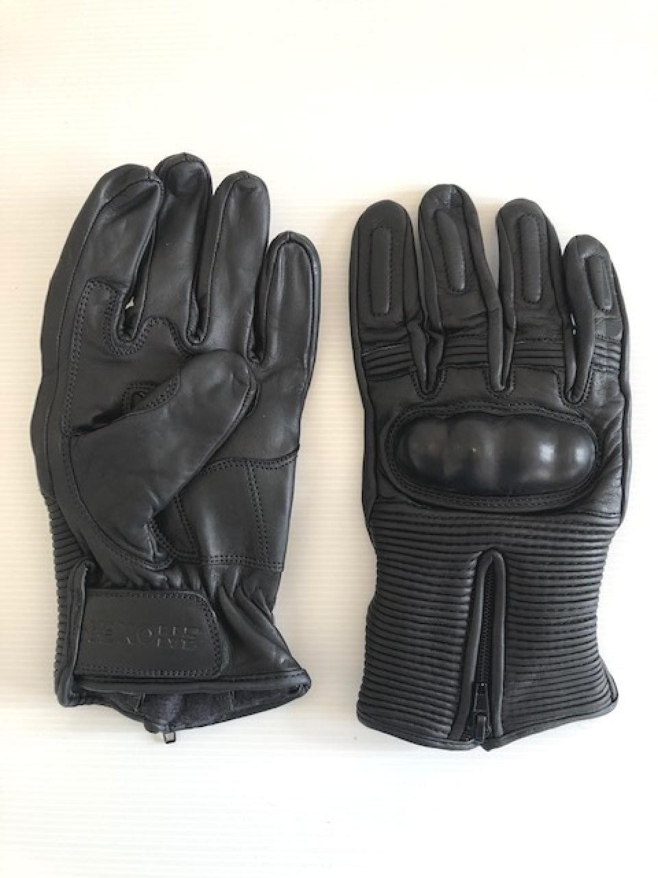 Gant moto route été cuir noir Nexone Catane taille L léger