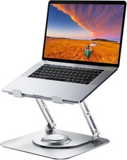 Laptop Stand for Desk, Adjustable Computer Stand with 360 Rotating Base, Erg...