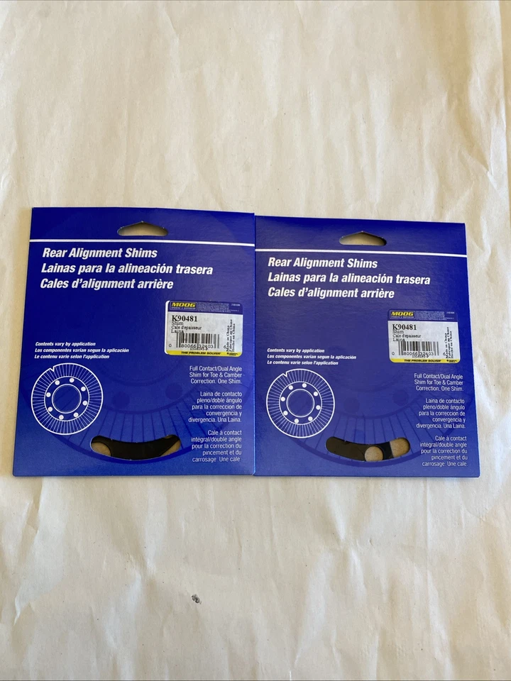 JUEGO DE DOS K90481 Moog Camber & Kit de alineación trasero para VW Golf City Beetle Foto 2 de 4