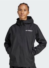 New Adidas Women's Terrex Multi 2L RAIN.RDY Jacket - XS - Black