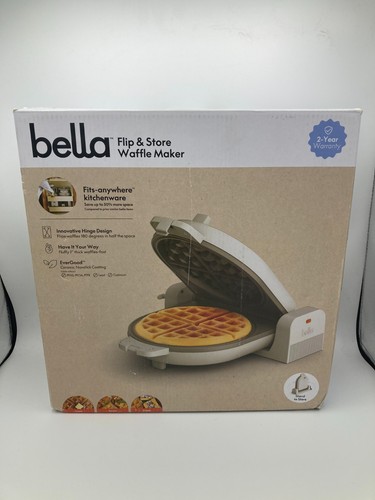 Bella Flip-n-Store Waffle Maker with EverGood™ Ceramic Nonstick Coating