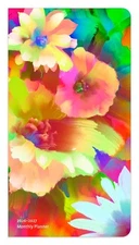 Floral Fireworks | 2026-2027 3.5x6.5" Monthly Pocket Planner Calendar