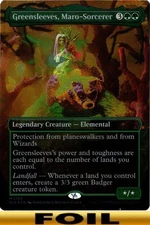 1x - Greensleeves, Maro-Sorcerer - FOIL BORDERLESS - Secret Lairs: Extra Life