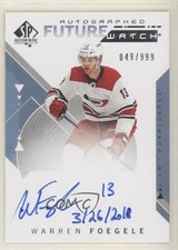 2018 SP Authentic Future Watch Inscriptions 49/50 Warren Foegele #161 Auto m0p