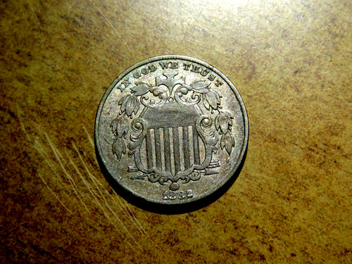 High Grade 1882 USA Shield Nickel in XF+ condition KM#97  B25