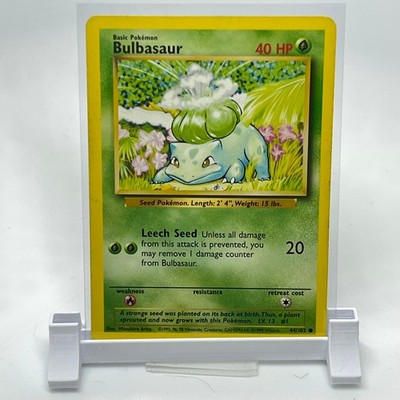 Pokemon TCG - Bulbasaur 044/102 Base Set Regular - LP