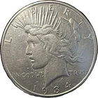 1934-D $1 Peace Silver Dollar XF Condition (Semi  key coin)