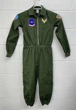 Weissman Danger Zone Dance Costume Military Patch One Piece Coverall Kids Medium