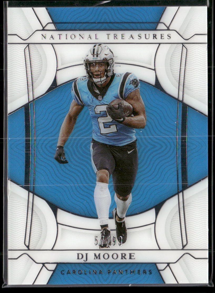 2021 Panini National Treasures #29 DJ Moore #/99