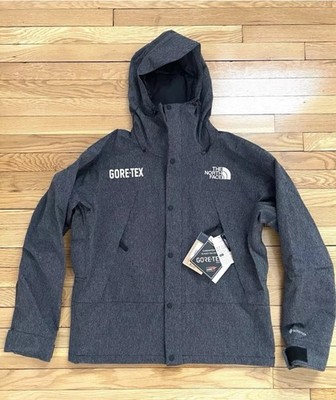 The North Face GTX Mountain Jacket Denim Blue TNF Black Men's Size Large $450.00