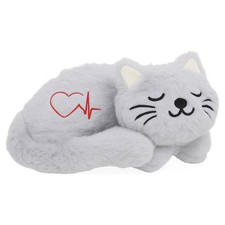 Beeztees Kitten Herzschlag Kuscheltier grau 2...