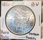* 1881 O * BU MS+ FROSTY WHITE MINT LUSTER BETTER DATE MORGAN SILVER DOLLAR #A20