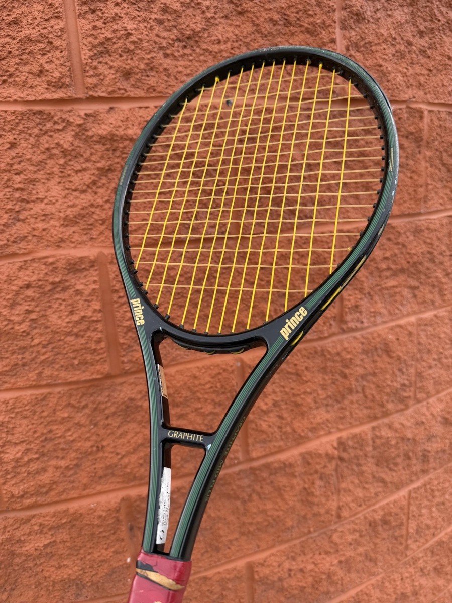 Prince Original Graphite Midplus Tennis Racket 4 Stripe 4 1/2 Grip