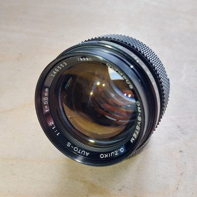 Olympus OM System G.Zuiko Auto-S 55 mm F/1.2 Objektiv, OM Mount