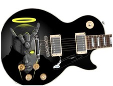 Eminem Devil/Angel Signed 1/1 Custom Graphics Electric Guitar ACOA