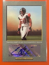 2005 Topps Turkey Red Ed Hartwell Auto #TRA-EH Football Atlanta Falcons