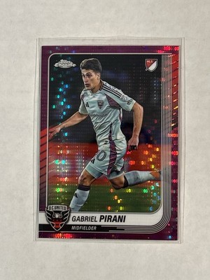 2025 Topps Chrome MLS Gabriel Pirani #38 Magenta Pulsar D.C. United