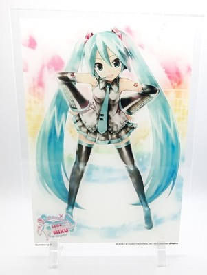 Vocaloid Hatsune Miku big acrylic stand panel illustration 10th Anniversary 11''