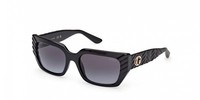 Guess GU00254 Shiny Black 55/18/135 Damen Sonnenbrillen