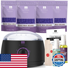 Blitzwax Brazilian And Bikini Waxing Kit For Women Hard Wax Warmer For Face