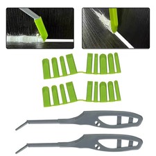 Silicone Caulk Smoothing Tool Kit 2pcs with Various Scraper Attachments