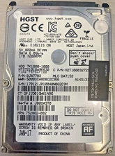 Lot of 5 HGST 7K1000 HTS721010A9E630 1 TB 2.5" SATA III Laptop Hard Drive TESTED