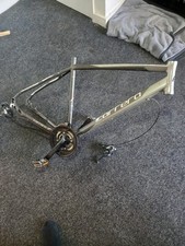 Carrera Mens Mountain Bike Frame Grey And Silver With Crank,S Piece, Chain