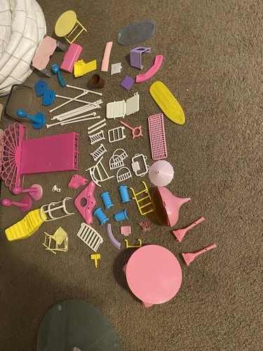 Assorted Vintage Barbie And Other Replacement Parts