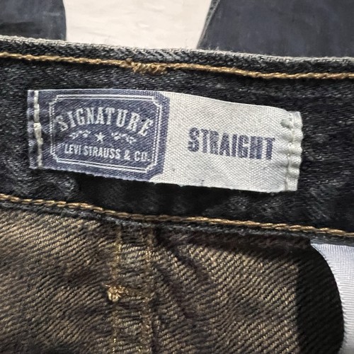 LEVI STRAUSS Signature Straight Jeans Boys Youth Size 16 Blue Denim 100% Cotton - Picture 13 of 14