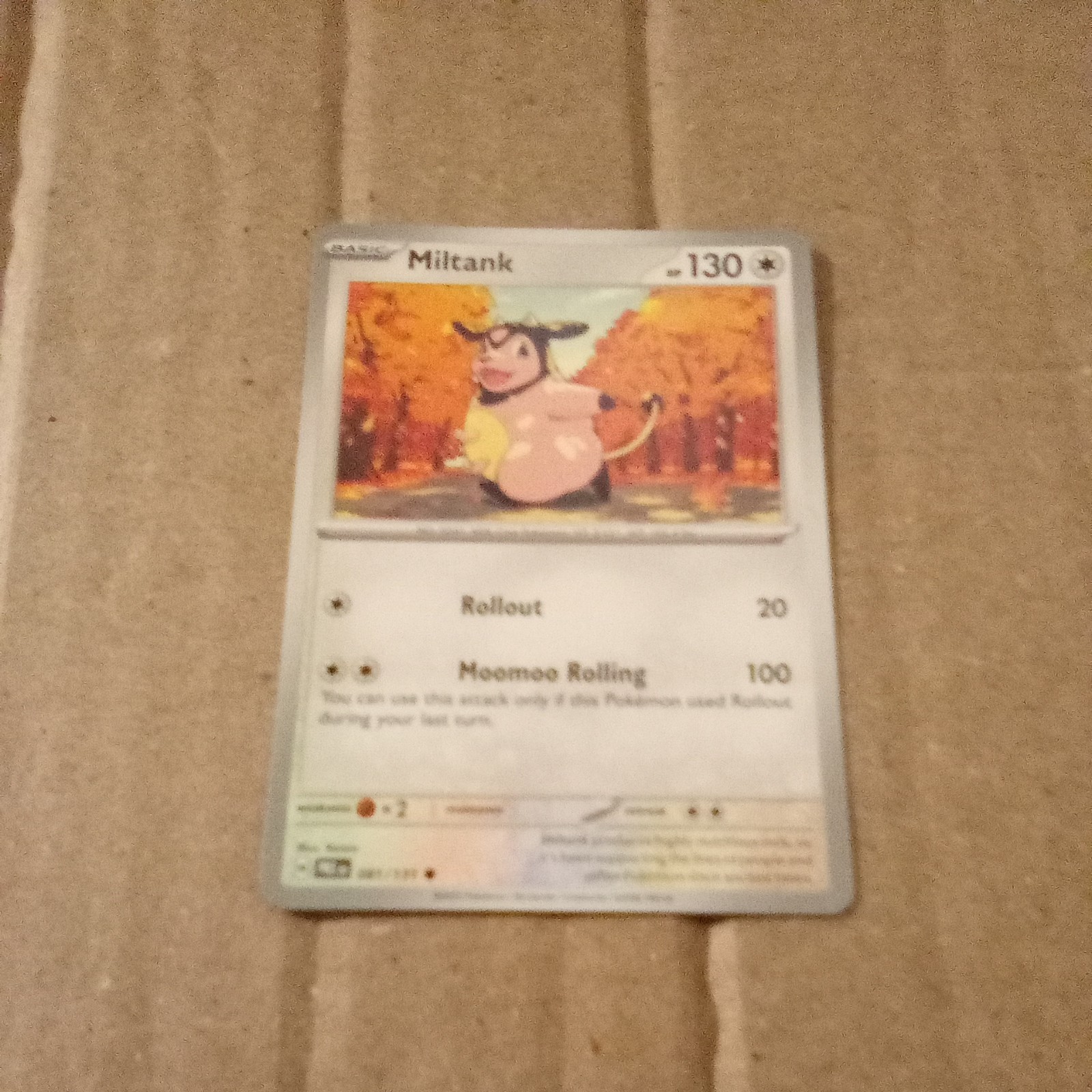 Miltank 081/131 NM Keisin Pokemon, same day shipping, free shipping 